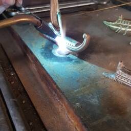 Handmade Brass Argo Ship Sculpture, Ancient Greek Mythology Nautical Decor - thumbnail 3