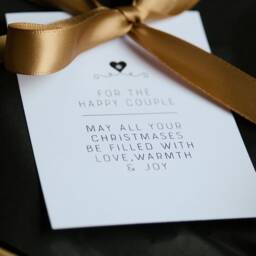 Personalised Luxury Velvet Christmas Stockings For Newlyweds - Elegant Holiday Decor With Pompoms - thumbnail 4