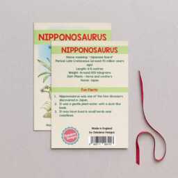 Wooden Nipponosaurus Dinosaur Christmas Tree Decoration, Birch Plywood Lover Gift, Keepsake, Watercolourart - thumbnail 2