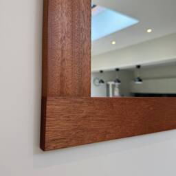 Solid Mahogany Mirror - thumbnail 3