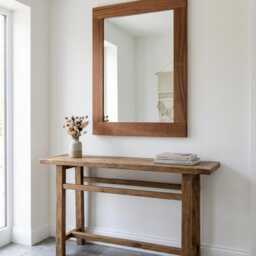 Solid Mahogany Mirror - thumbnail 2