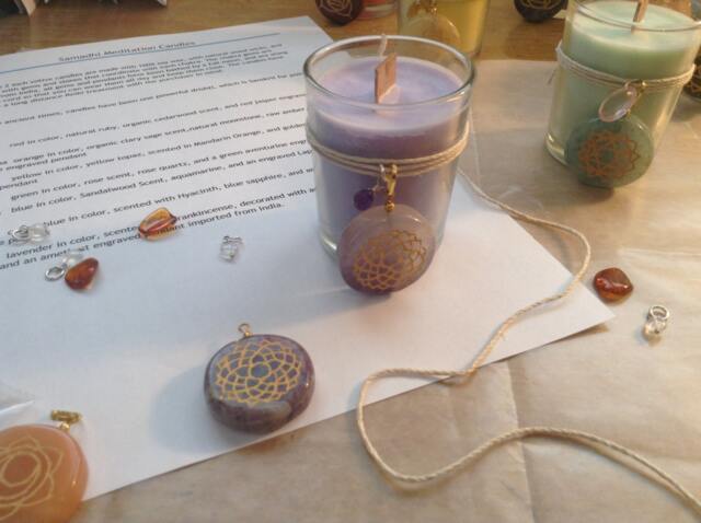 Crown Chakra Meditation Candle - image 1