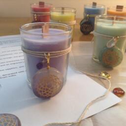 Crown Chakra Meditation Candle - thumbnail 4