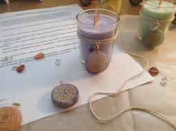 Crown Chakra Meditation Candle