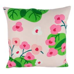 Schumacher - Saku Pink Traditional Japanese Cherry Blossom Designer Cushion Cover Handmade Throw Pillow Home Decor - thumbnail 2