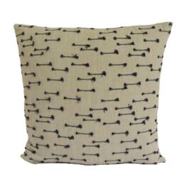 Clarke & - Nala Indigo Stunning African Inspired Embroidered Cushion Cover Throw Pillow Designer Home Decor - thumbnail 2