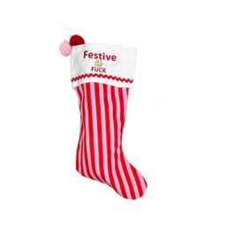 Festive As Fu Christmas Stockings, Santa Family Stockings With Embroidery, Xmas Decoration For Fireplace Hanging Holiday Gift - thumbnail 3