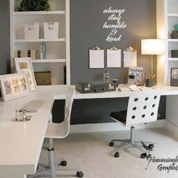 Humble & Kind Wall Decal Inspirational Quote, Vinyl Lettering - thumbnail 2