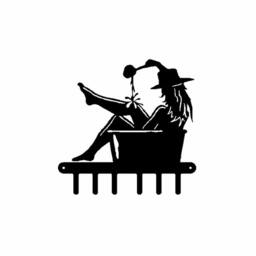 Cowgirl in A Tub Key Holder [4500460] - thumbnail 3