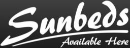 Sunbeds Available Here Decor Tan Tanning Studio Wall Art Decal Window Door Vinyl Graphic Sticker Beauty Salon Hairdressers Sign Barber - thumbnail 1