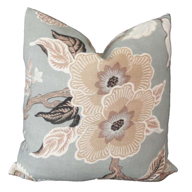 Schumacher Mineral Hot House Floral Decorative Pillow Covers 18x18, 20x20 Or 22x22 Rmt - image 1