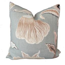 Schumacher Mineral Hot House Floral Decorative Pillow Covers 18x18, 20x20 Or 22x22 Rmt - thumbnail 2