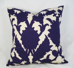 Thomas Paul - Botanical Decorative Pillow Cushion Cover Accent Throw Amethyst Damask Purple - thumbnail 1