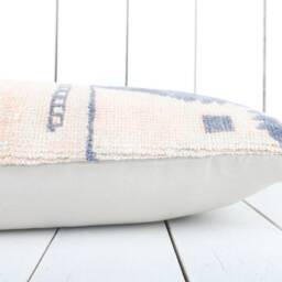 Vintage Turkish Kilim Lumbar Pillow Cover 12x24 Inch - thumbnail 4