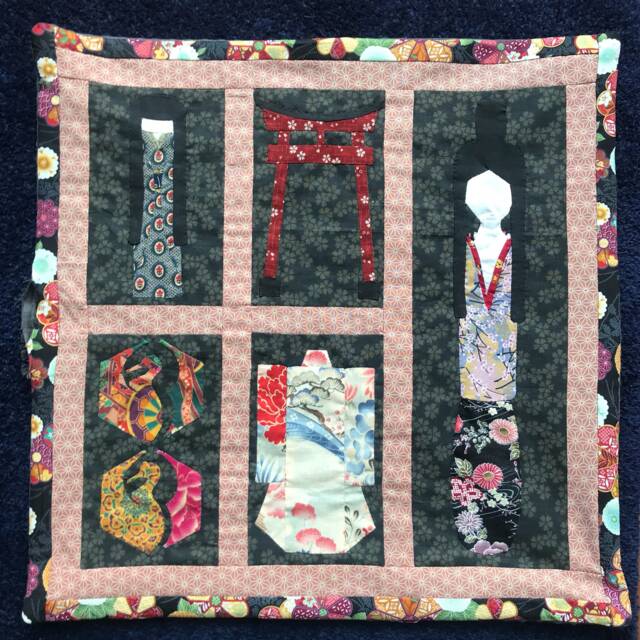 Hand Made Japanese Style Throw Cushions 50cm X