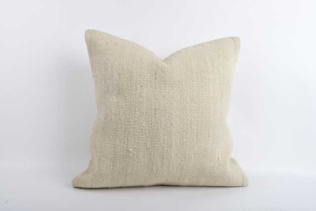 20'' Turkish Kilim Pillow Cover Embroidered Wool Cushion Case - image 1