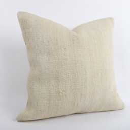 20'' Turkish Kilim Pillow Cover Embroidered Wool Cushion Case - thumbnail 3