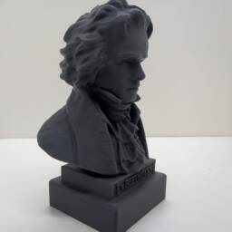 Ludwig Van Beethoven Bust - Ornament Figure Paintable Art Model Figurine Mythical Fantasy Sci-Fi Perfect Unique Geek Gift Him Her 3D - thumbnail 3
