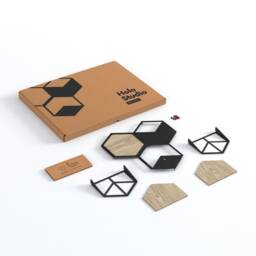 Hexagon Wall Planters Set, Home Plant Decor Inspirations, Ivy Decor, Indoor Trellis, Wall Pot Holder, Plant Decoration - thumbnail 2