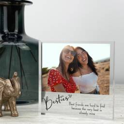 Besties Gift, Photo Bestie Print, Best Friend Photo, Frame, Birthday Friends Friendship Xmas - thumbnail 2