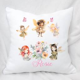 Flower Fairy Microfibre Duvet Cover Set Pink Girls Bedding With Optional Cushion - thumbnail 2