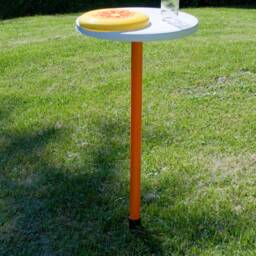 Portable Lawn Table PVC Outdoor Party Side Table - thumbnail 2