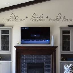 Live Laugh Love Wall Decal Every Moment Day Beyond Words Vinyl Decal Lettering Home Decor Sticker Design Hj014 - thumbnail 2