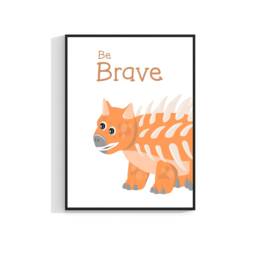 Dinosaur Prints, Nursery Decor, Boys Bedroom Room Wall Art, Art 423 - thumbnail 2