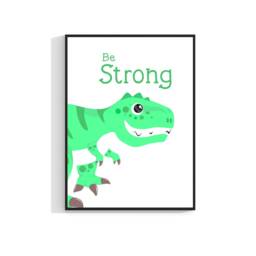 Dinosaur Prints, Nursery Decor, Boys Bedroom Room Wall Art, Art 423 - thumbnail 3