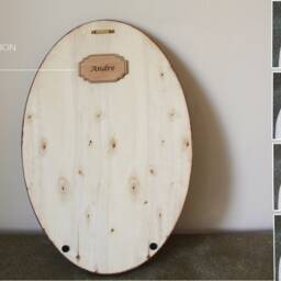 Ghost in Abandoned House Wooden Wall Plaque - Gothic Home Decor - thumbnail 2