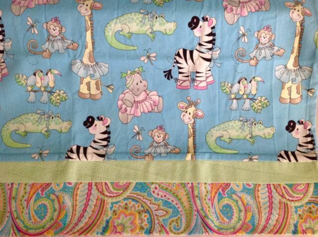 Dancing Zoo Animal Pillowcase - image 1