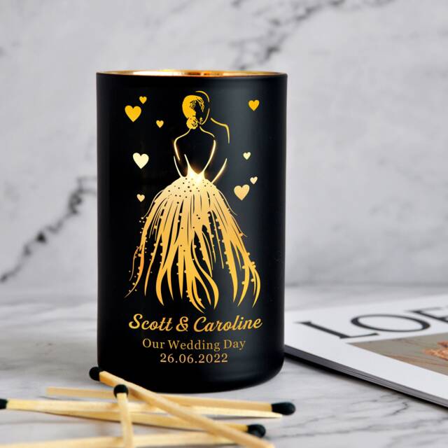 Personalised Candle Orange Blossom Jasmine Amber Gifts For Wedding Anniversary Birthday Valentines Day Custom Gift Her Women - image 1