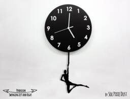 Circus Acrobat - Pendulum Wall Clock