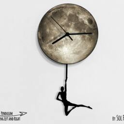 Circus Acrobat - Pendulum Wall Clock - thumbnail 2