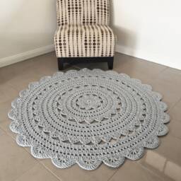 Crochet Rug - Made To Order Handmade - thumbnail 4