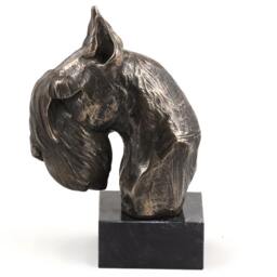 Schnauzer - Cropped, Dog Marble Statue, Limited Edition, Artdog. Made Of Cold Cast Bronze. Perfect Gift. Limited Edition - thumbnail 2