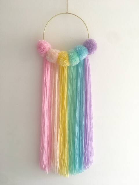 Pastel Rainbow Wall Hanging - image 1