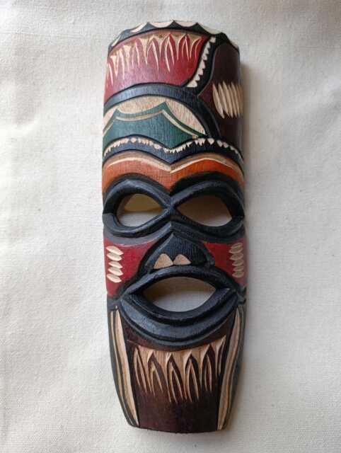 African Wooden Mask From Mozambique/Swaziland - image 1