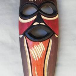 African Wooden Mask From Mozambique/Swaziland - thumbnail 4