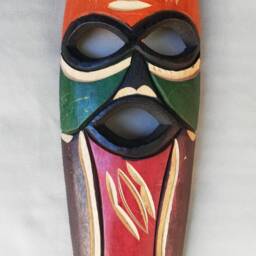African Wooden Mask From Mozambique/Swaziland - thumbnail 2