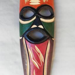 African Wooden Mask From Mozambique/Swaziland - thumbnail 3