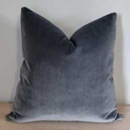 Linwood Omega Prints Heat Of The Night - Slate & Velvet Cushion Cover 50x50 cm - thumbnail 3