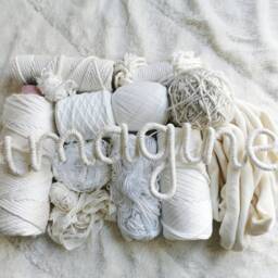 White Wall Hanging, Woven Decor, Minimal Bohemian - thumbnail 3