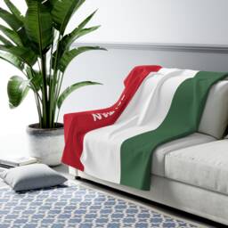 Hungary Fleece Blanket, Hungary Flag Blanket, Of Hungary, Custom Personalized Country Gift, Name - thumbnail 1