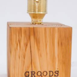 Wood Block Table Lamp/Reclaimed Table Deco Vintage Edison - thumbnail 3