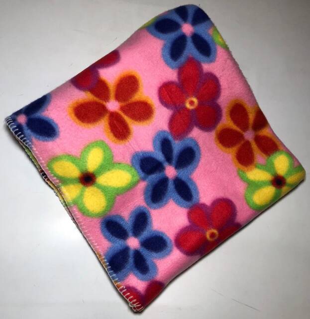 Zoofleece Pink Flowers Beautiful Flower Girls Blanket Quilt Throw Comfortable Gift Birthday 42x60 - image 1
