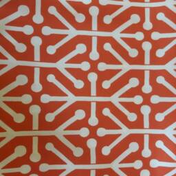 Aruba Orange Geometric Pillow Cover Indoor Outdoor - thumbnail 3
