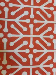 Aruba Orange Geometric Pillow Cover Indoor Outdoor - thumbnail 1