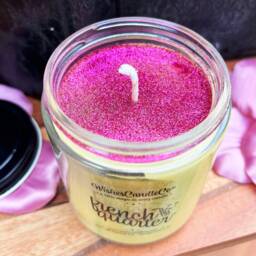 French Quarter 8Oz Candle With Free Pin Inside - Southern Louisiana New Orleans Port Magic Wishes Co Soy Gift - thumbnail 2