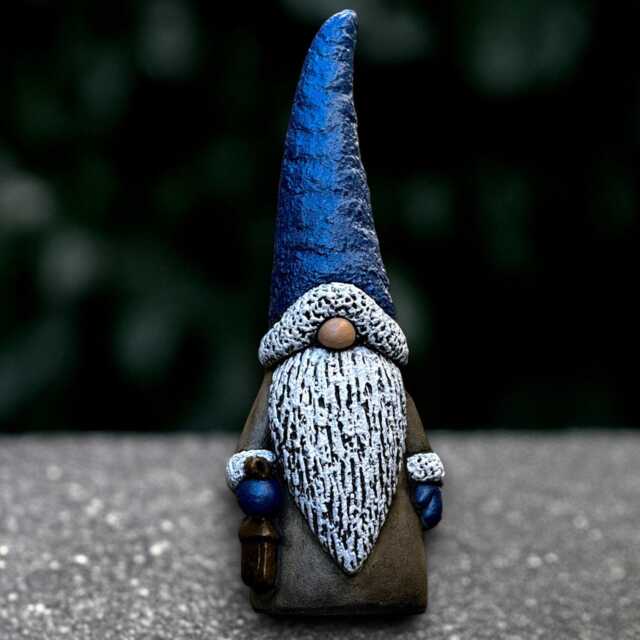 Concrete Nordic Gnome Statue Cement Elf Sculpture Stone Pixie Decoration Handmade Art Garden Ornament Scandinavian Figurine Lover Gift - image 1